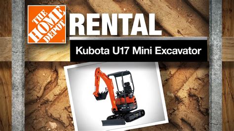 mini excavator rental at home depot|cheapest place to rent a skid steer.